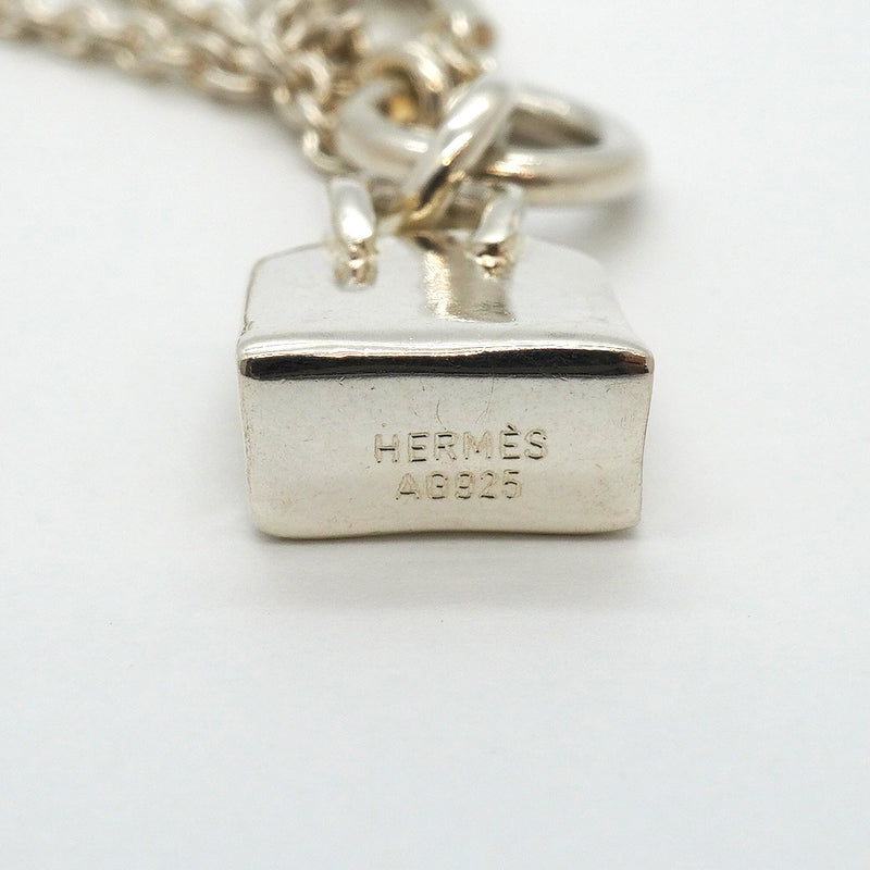 【6jgb0276】エルメス ネックレス アミュレット/バーキン シルバー925【中古】レディース