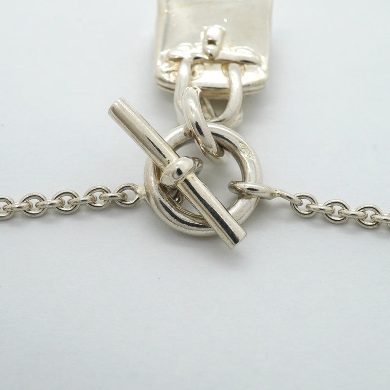 【6jgb0276】エルメス ネックレス アミュレット/バーキン シルバー925【中古】レディース