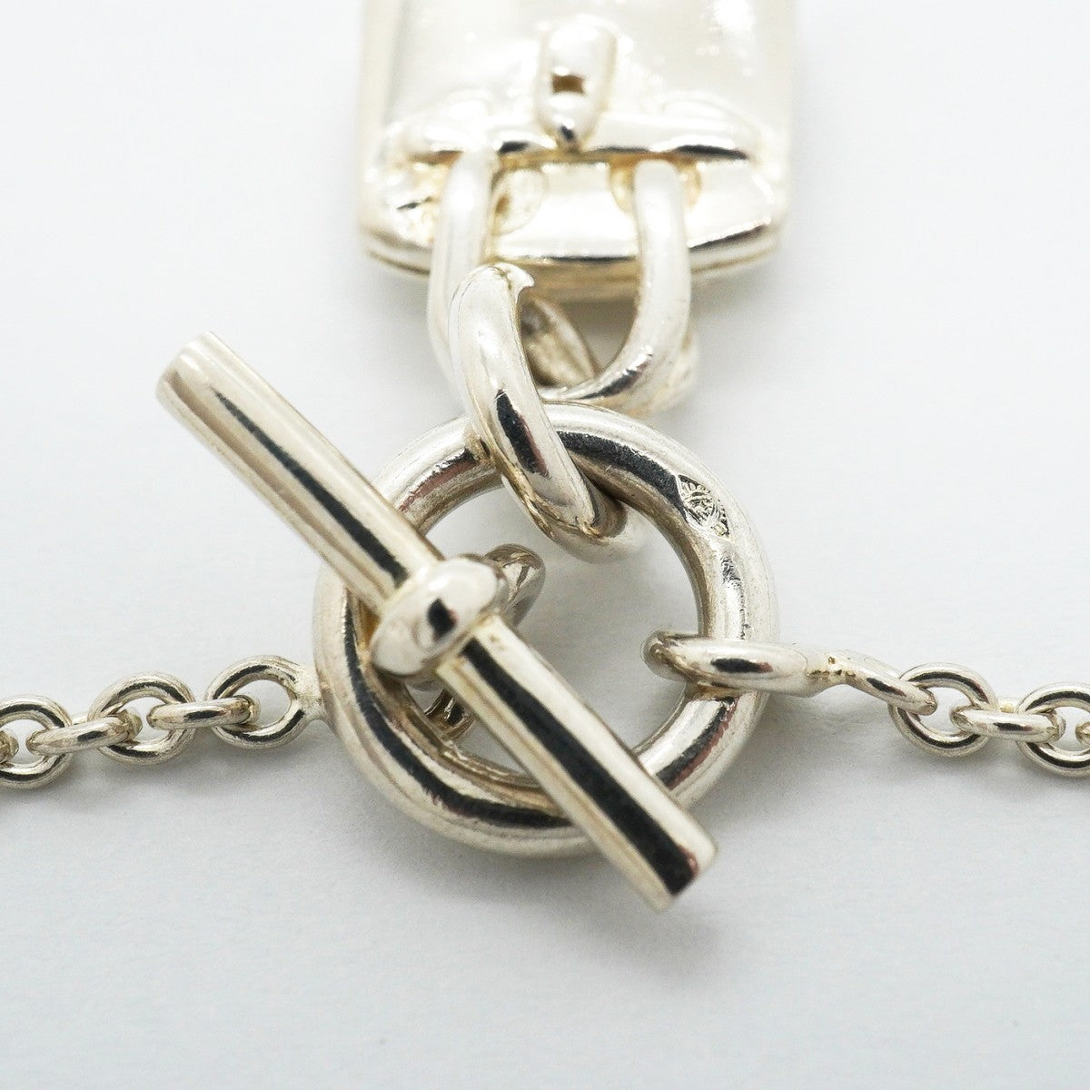 【6jgb0276】エルメス ネックレス アミュレット/バーキン シルバー925【中古】レディース