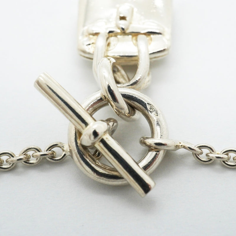 【6jgb0276】エルメス ネックレス アミュレット/バーキン シルバー925【中古】レディース