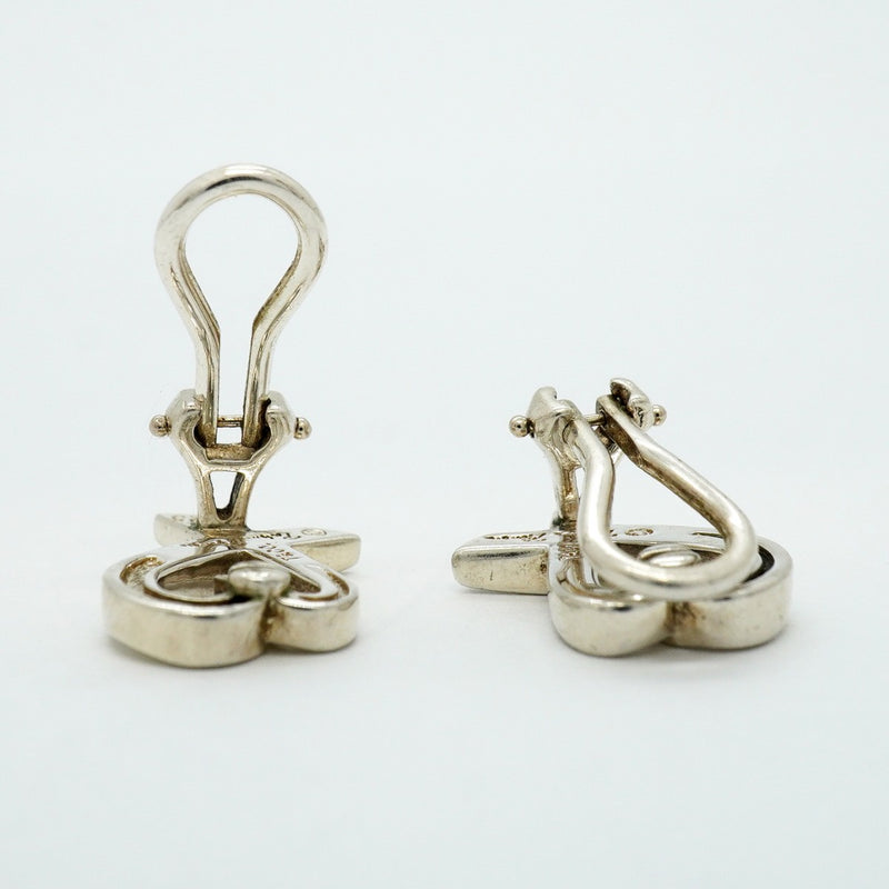 【6jgb0279】ティファニー イヤリング ラビングハート シルバー925【中古】レディース