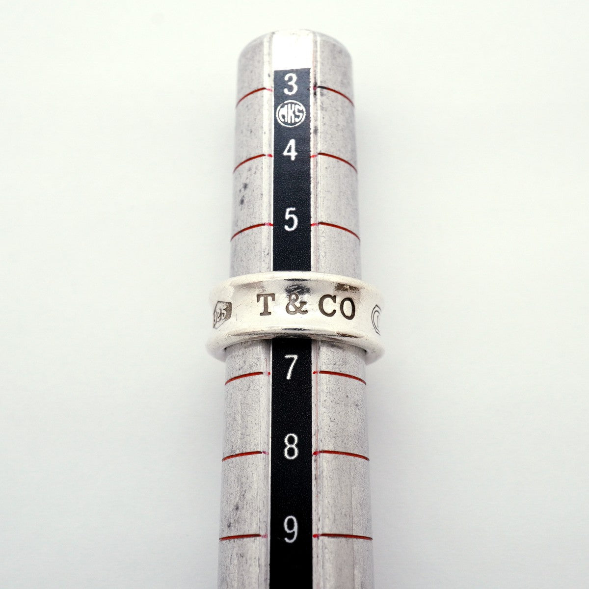 【6jgb0281】ティファニー リング ナロー シルバー925 6.5号【中古】レディース