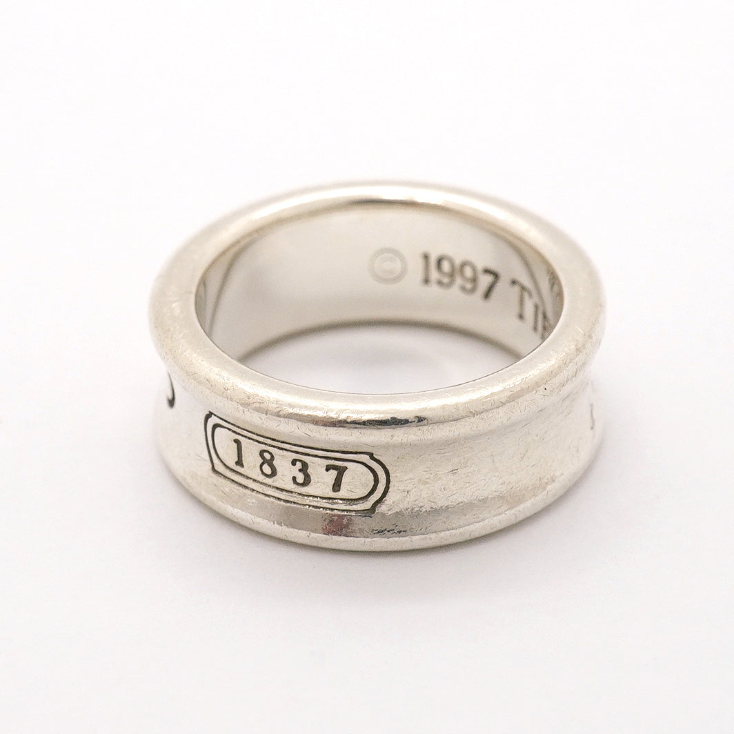 【6jgb0281】ティファニー リング ナロー シルバー925 6.5号【中古】レディース