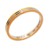 【6jgb0288】カルティエ リング ヴァンドーム K18YG イエローゴールド K18WG ホワイトゴールド K18PG ピンクゴールド ＃55【中古】メンズ レディース ユニセックス