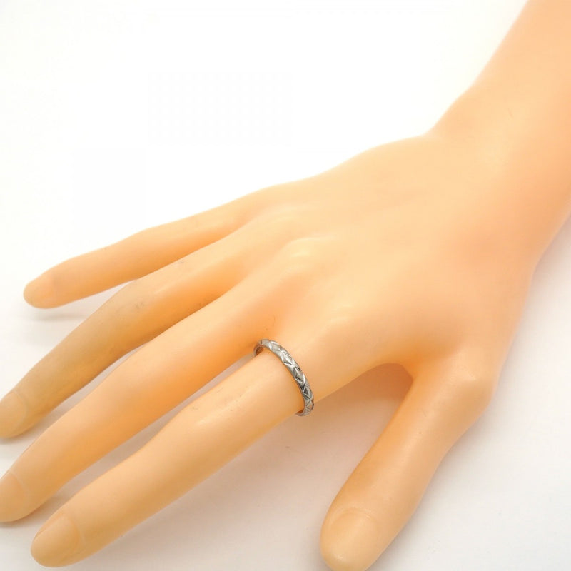 【6jgb0297】シャネル リング マトラッセ Pt950 プラチナ ＃55【中古】メンズ レディース ユニセックス