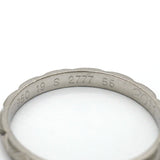 【6jgb0297】シャネル リング マトラッセ Pt950 プラチナ ＃55【中古】メンズ レディース ユニセックス