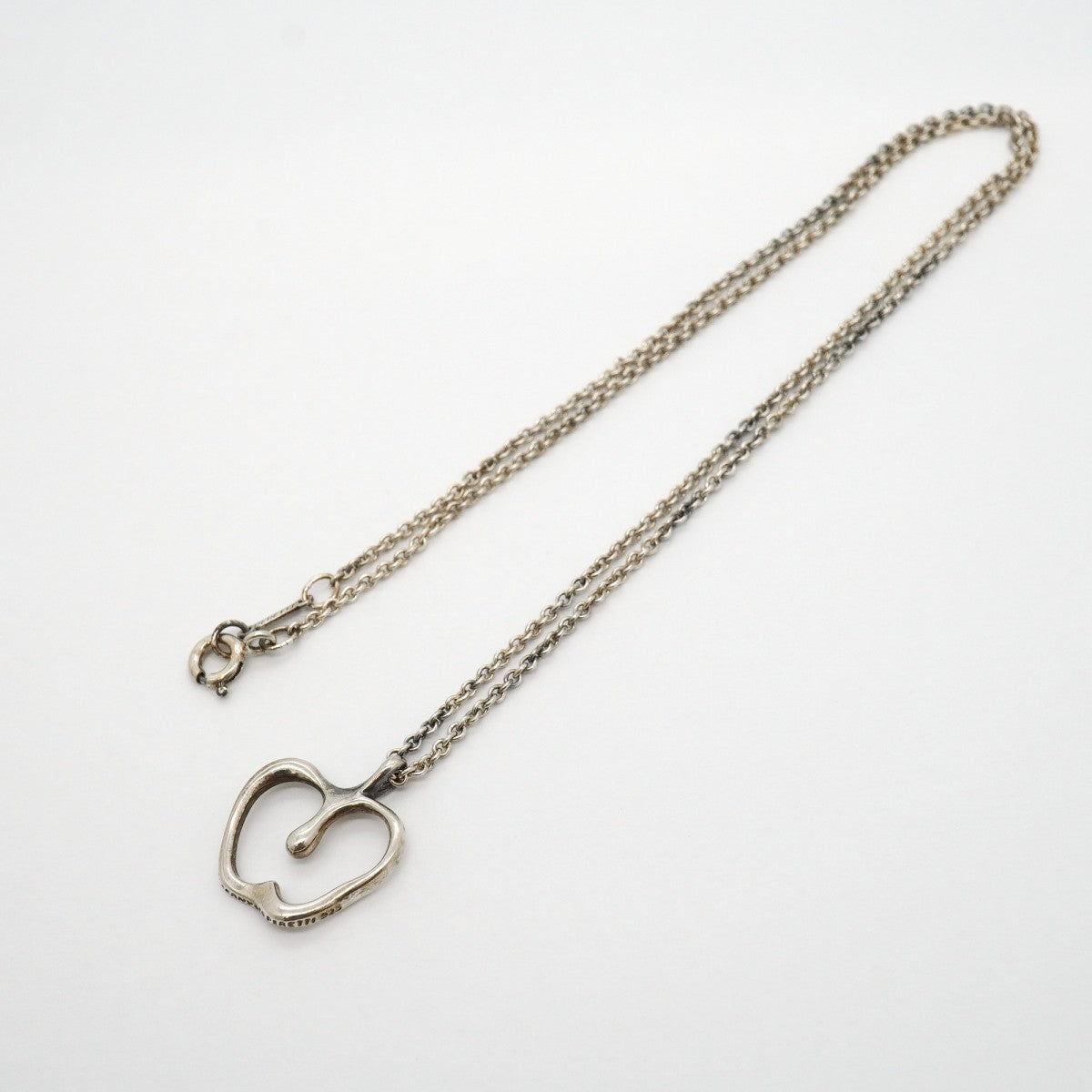 【6jgb0299】ティファニー ネックレス アップル シルバー925【中古】レディース