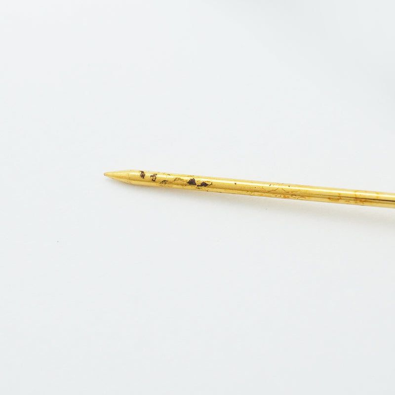 【6jgb0302】シャネル ブローチ ヴィンテージ ココマーク 丸型 サークル GPメッキ ゴールド【中古】レディース