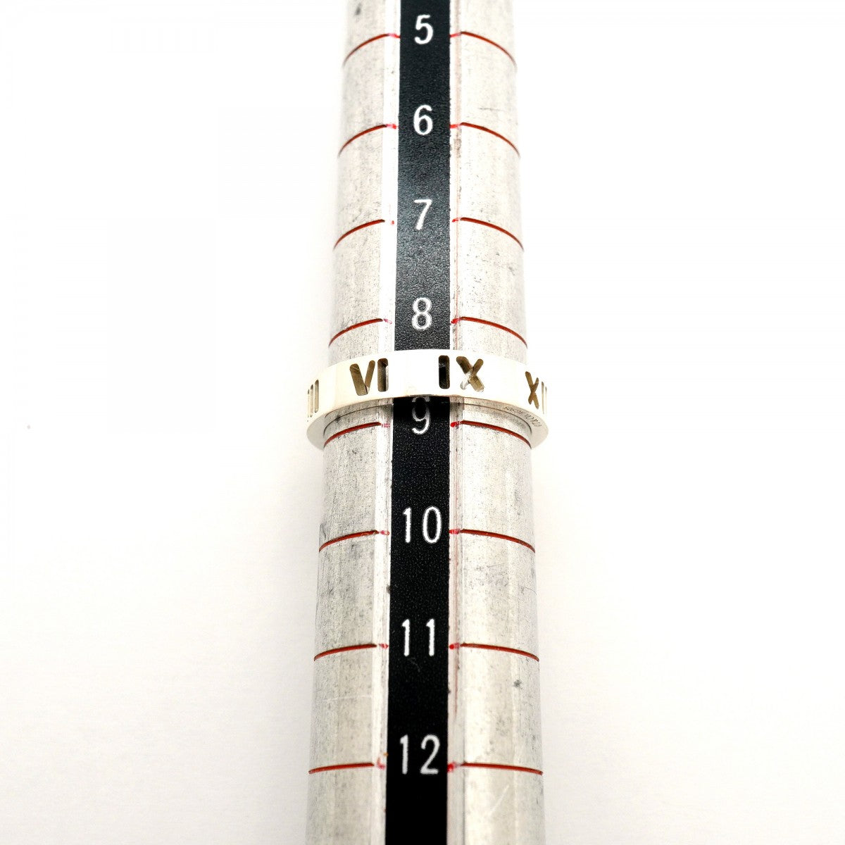 【6jgb0306-k】ティファニー リング アトラス オープン シルバー925 8.5号【中古】レディース