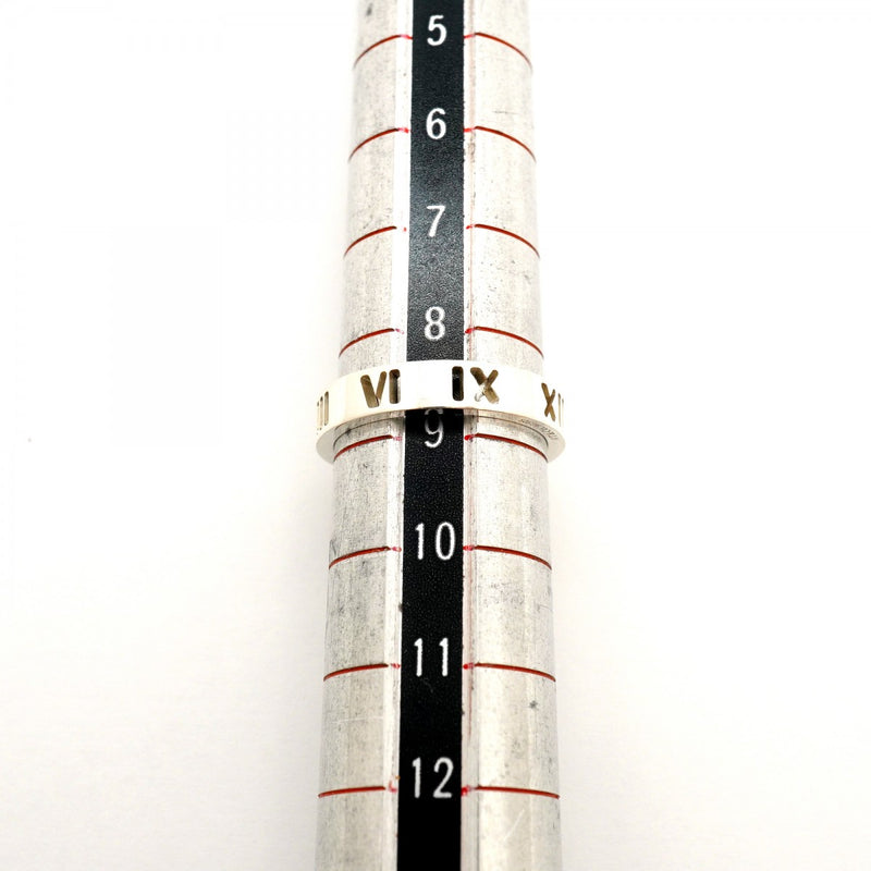 【6jgb0306-k】ティファニー リング アトラス オープン シルバー925 8.5号【中古】レディース
