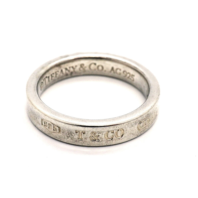 【6jgb0308-k】ティファニー リング ナロー シルバー925 12.5号【中古】レディース