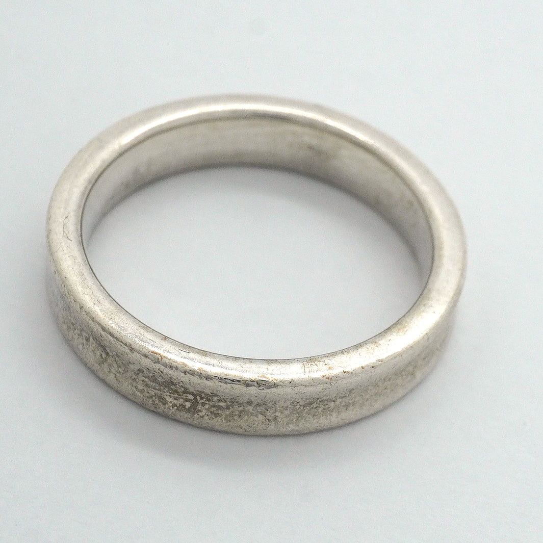 【6jgb0308-k】ティファニー リング ナロー シルバー925 12.5号【中古】レディース