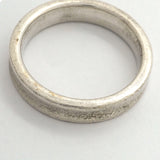【6jgb0308-k】ティファニー リング ナロー シルバー925 12.5号【中古】レディース