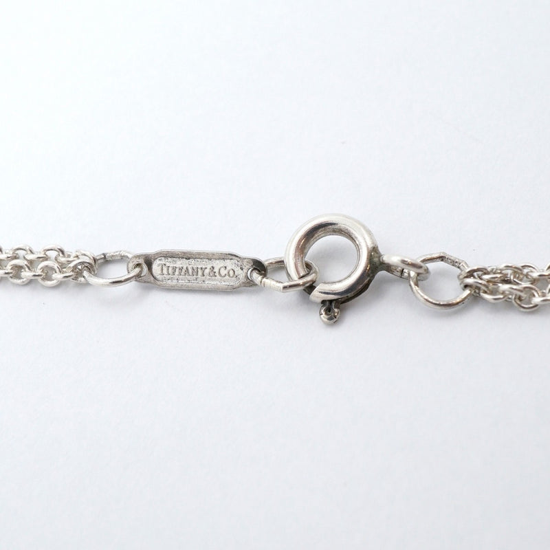 【6jgb0314-k】ティファニー ネックレス インフィニティ ダブルチェーン シルバー925【中古】レディース