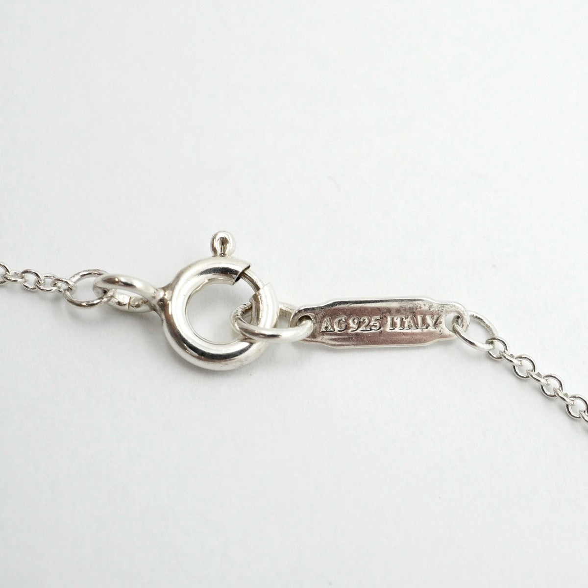 【6jgb0315-k】ティファニー ネックレス アトラス オープン シルバー925【中古】レディース