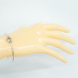 【6jgb0354-k】ティファニー バングル フック&アイ K18YG イエローゴールド シルバー925【中古】レディース