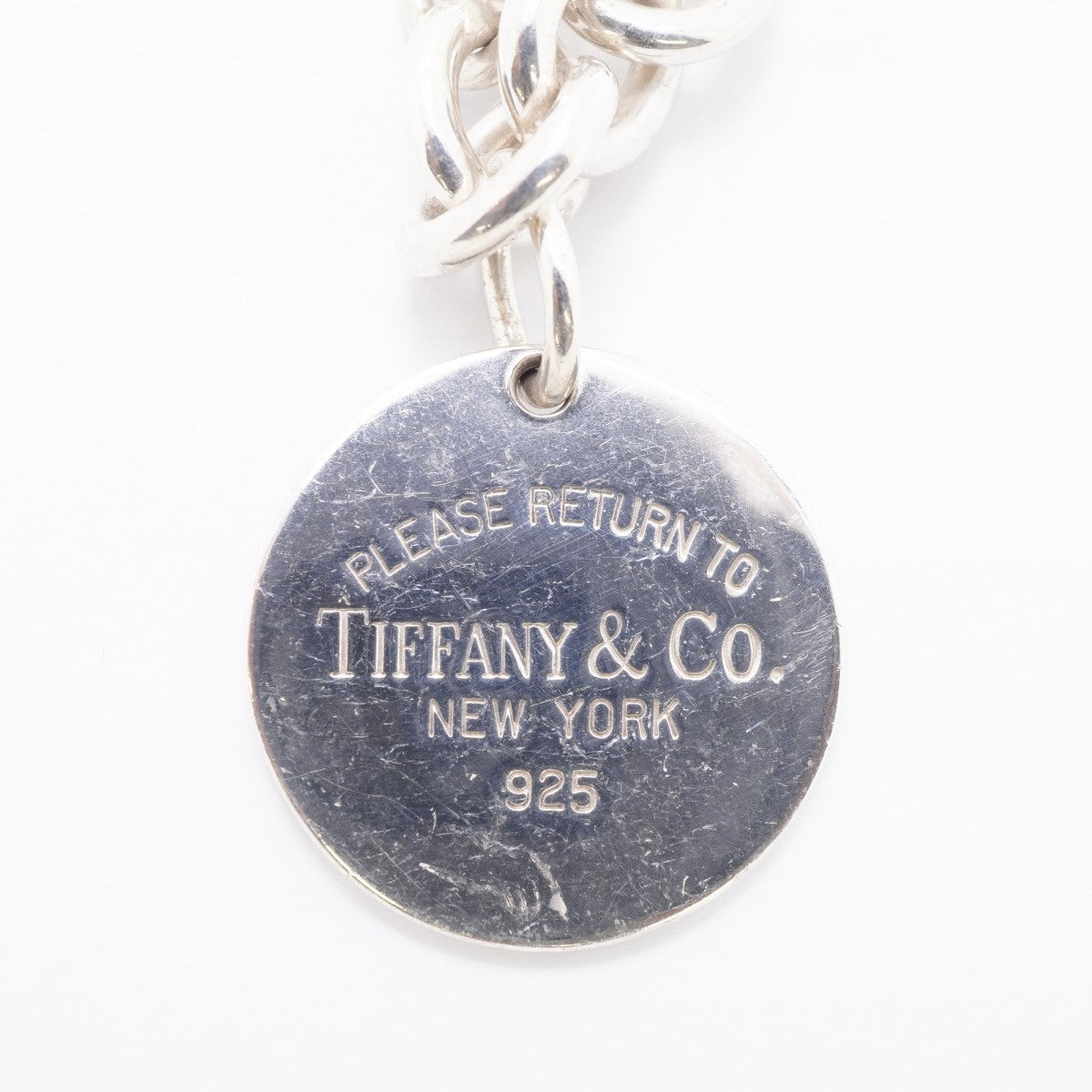 【6jgb0355-k】ティファニー ブレスレット リターントゥ 丸型 サークル シルバー925【中古】レディース