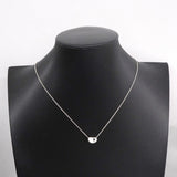 【6jgb0356-k】ティファニー ネックレス ビーン シルバー925【中古】レディース