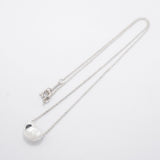 【6jgb0356-k】ティファニー ネックレス ビーン シルバー925【中古】レディース