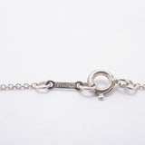 【6jgb0356-k】ティファニー ネックレス ビーン シルバー925【中古】レディース