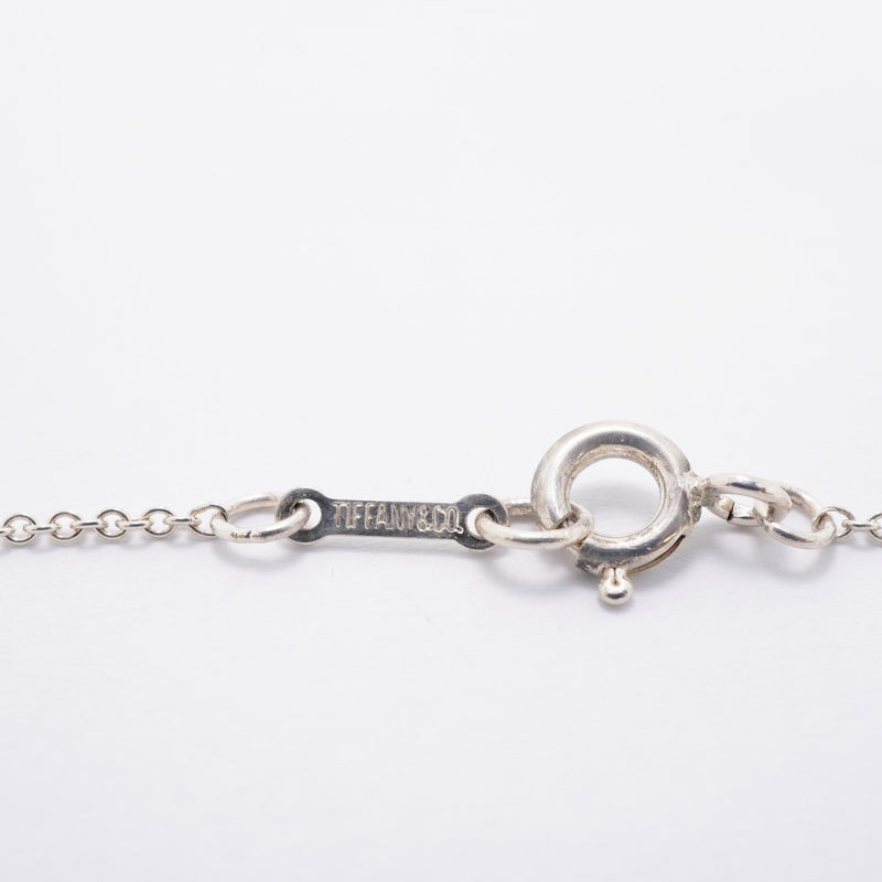 【6jgb0356-k】ティファニー ネックレス ビーン シルバー925【中古】レディース