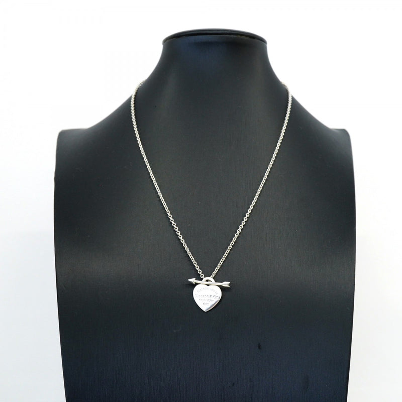 【6jgb0359-k】ティファニー ネックレス リターントゥハート/アロー シルバー925【中古】レディース