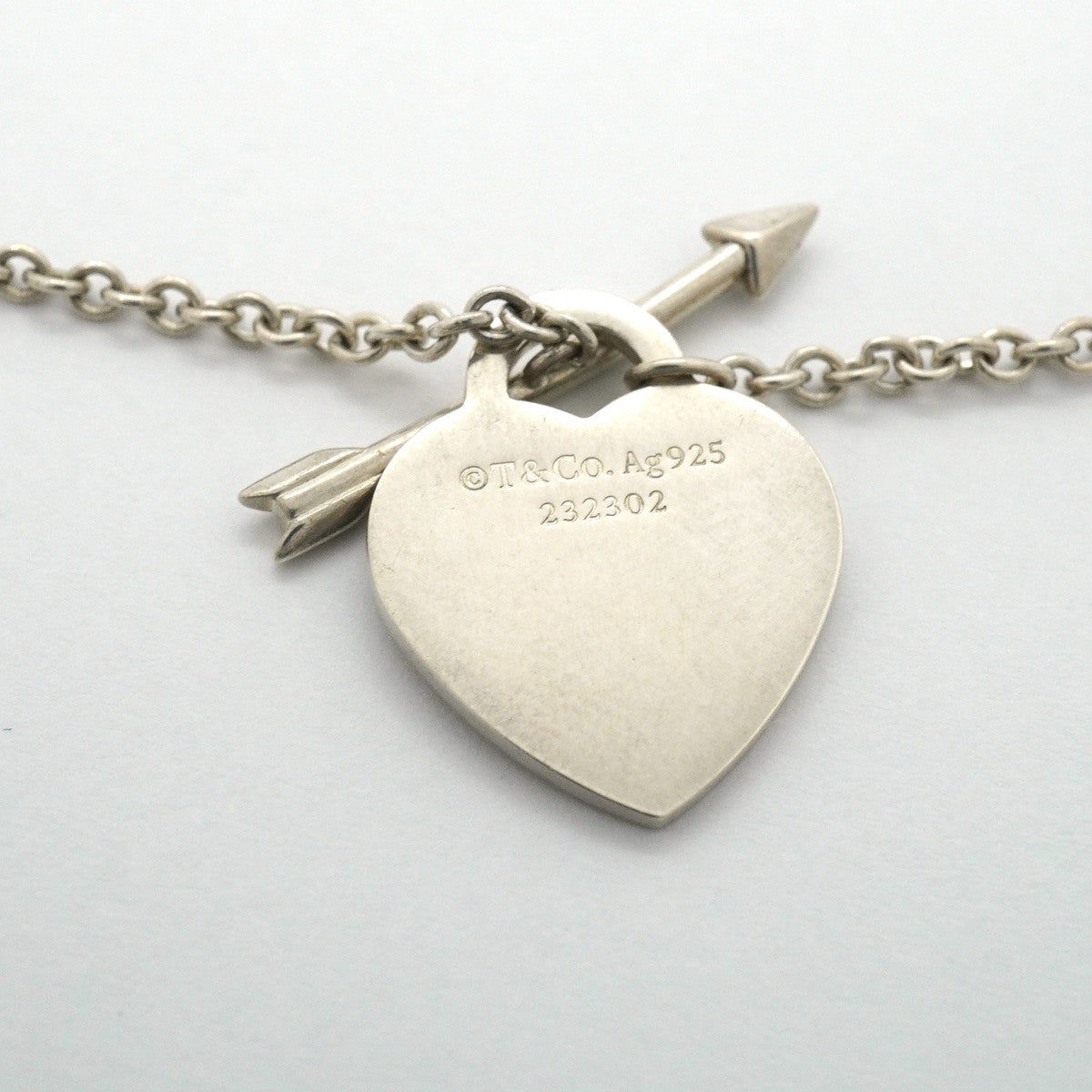 【6jgb0359-k】ティファニー ネックレス リターントゥハート/アロー シルバー925【中古】レディース