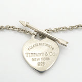 【6jgb0359-k】ティファニー ネックレス リターントゥハート/アロー シルバー925【中古】レディース