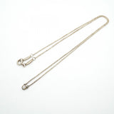 【6jgb0360-k】ティファニー ネックレス バイザヤード 1PD シルバー925 ダイヤモンド【中古】レディース