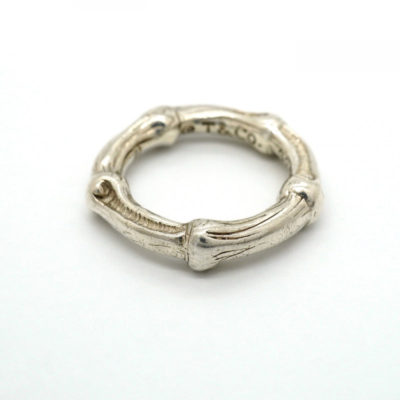 【6jgb0361-k】ティファニー リング バンブー シルバー925 7.5号【中古】レディース