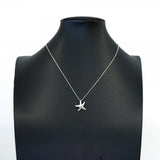 【6jgb0362-k】ティファニー ネックレス スターフィッシュ シルバー925【中古】レディース