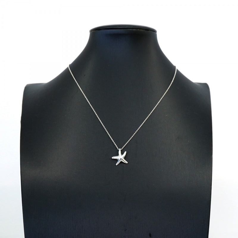 【6jgb0362-k】ティファニー ネックレス スターフィッシュ シルバー925【中古】レディース
