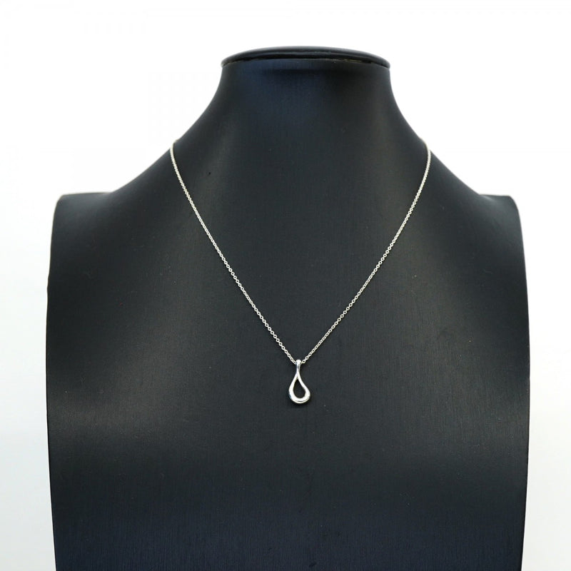 【6jgb0365-k】ティファニー ネックレス オープンティアドロップ シルバー925【中古】レディース