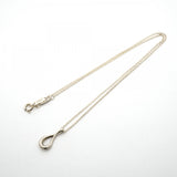 【6jgb0365-k】ティファニー ネックレス オープンティアドロップ シルバー925【中古】レディース