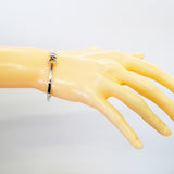 【6jgb0367-k】ティファニー バングル フック&アイ K18YG イエローゴールド シルバー925【中古】レディース