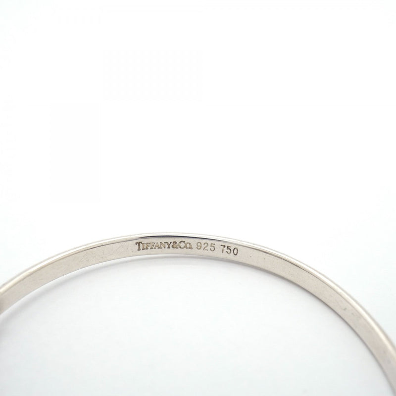 【6jgb0367-k】ティファニー バングル フック&アイ K18YG イエローゴールド シルバー925【中古】レディース