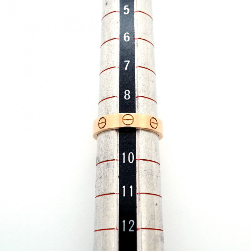 【6jgb0377】カルティエ リング ミニラブ K18PG ピンクゴールド ＃49【中古】レディース