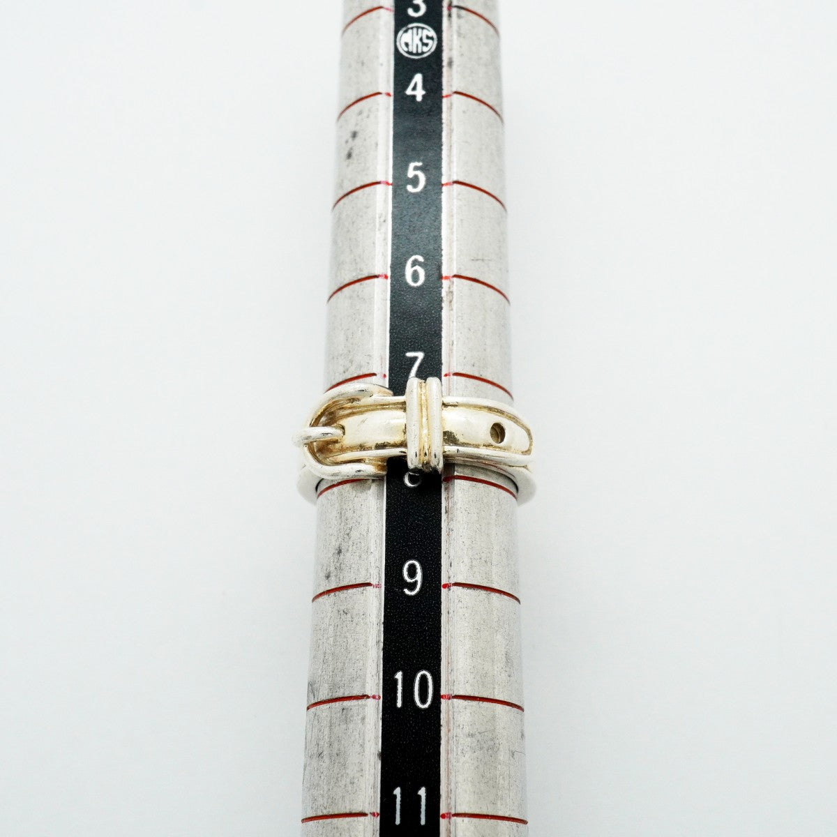 【6jgb0383】エルメス リング サンチュール シルバー925 ＃48【中古】レディース