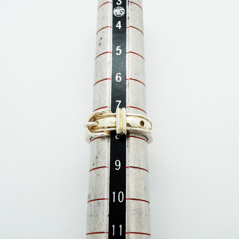 【6jgb0383】エルメス リング サンチュール シルバー925 ＃48【中古】レディース