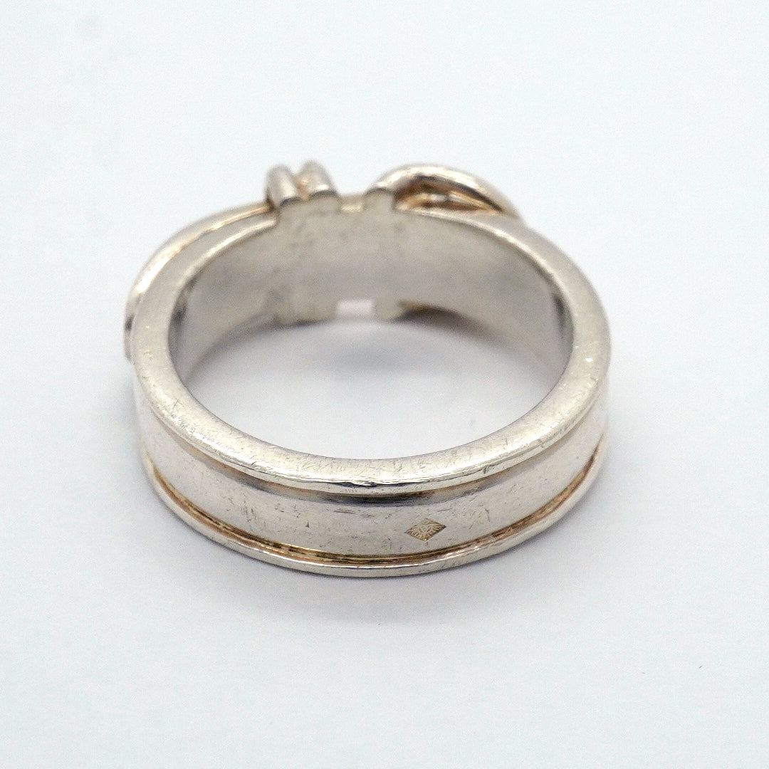 【6jgb0383】エルメス リング サンチュール シルバー925 ＃48【中古】レディース
