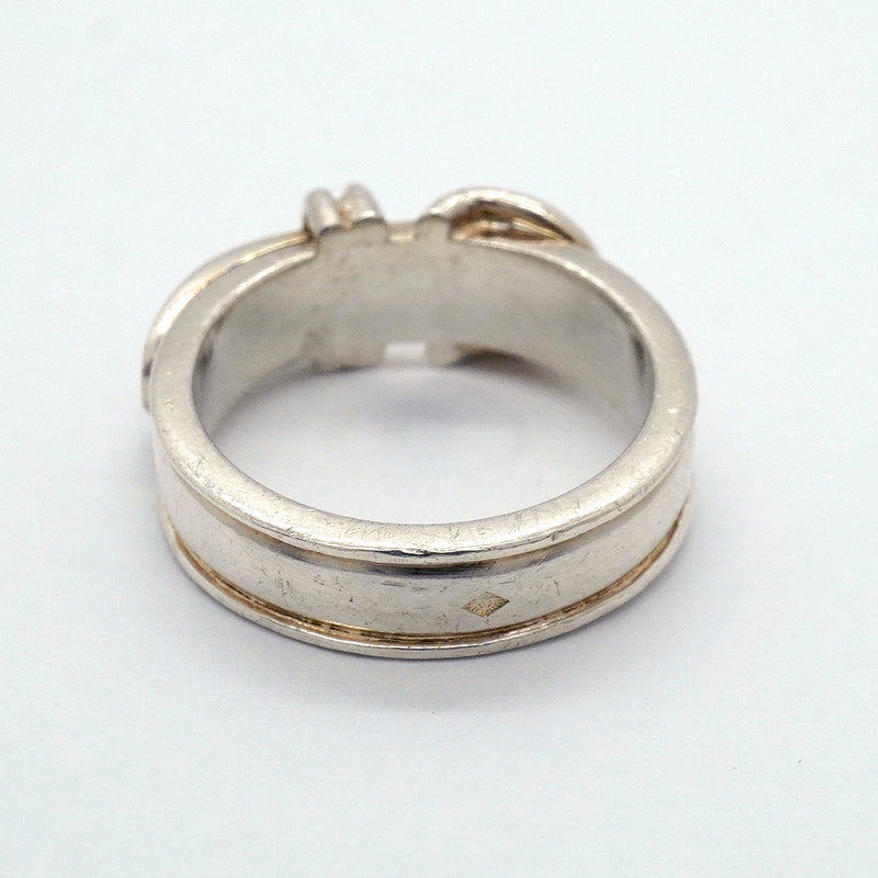 【6jgb0383】エルメス リング サンチュール シルバー925 ＃48【中古】レディース