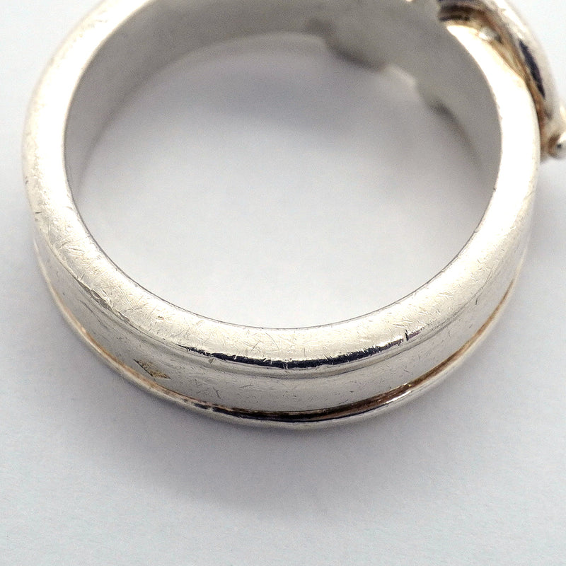 【6jgb0383】エルメス リング サンチュール シルバー925 ＃48【中古】レディース