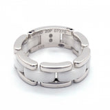 【6jgb0384】シャネル リング ウルトラコレクション K18WG ホワイトゴールド セラミック ホワイト ＃55【中古】レディース