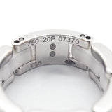 【6jgb0384】シャネル リング ウルトラコレクション K18WG ホワイトゴールド セラミック ホワイト ＃55【中古】レディース