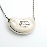 【6jgb0397-k】ティファニー ネックレス ビーン シルバー925【中古】レディース