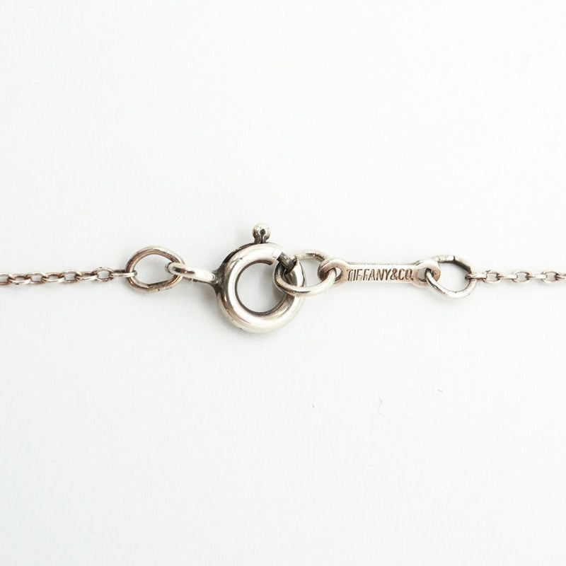 【6jgb0397-k】ティファニー ネックレス ビーン シルバー925【中古】レディース