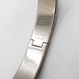 【6jgb0402】エルメス バングル クリッククラックPM メタル シルバー ブラック【中古】メンズ