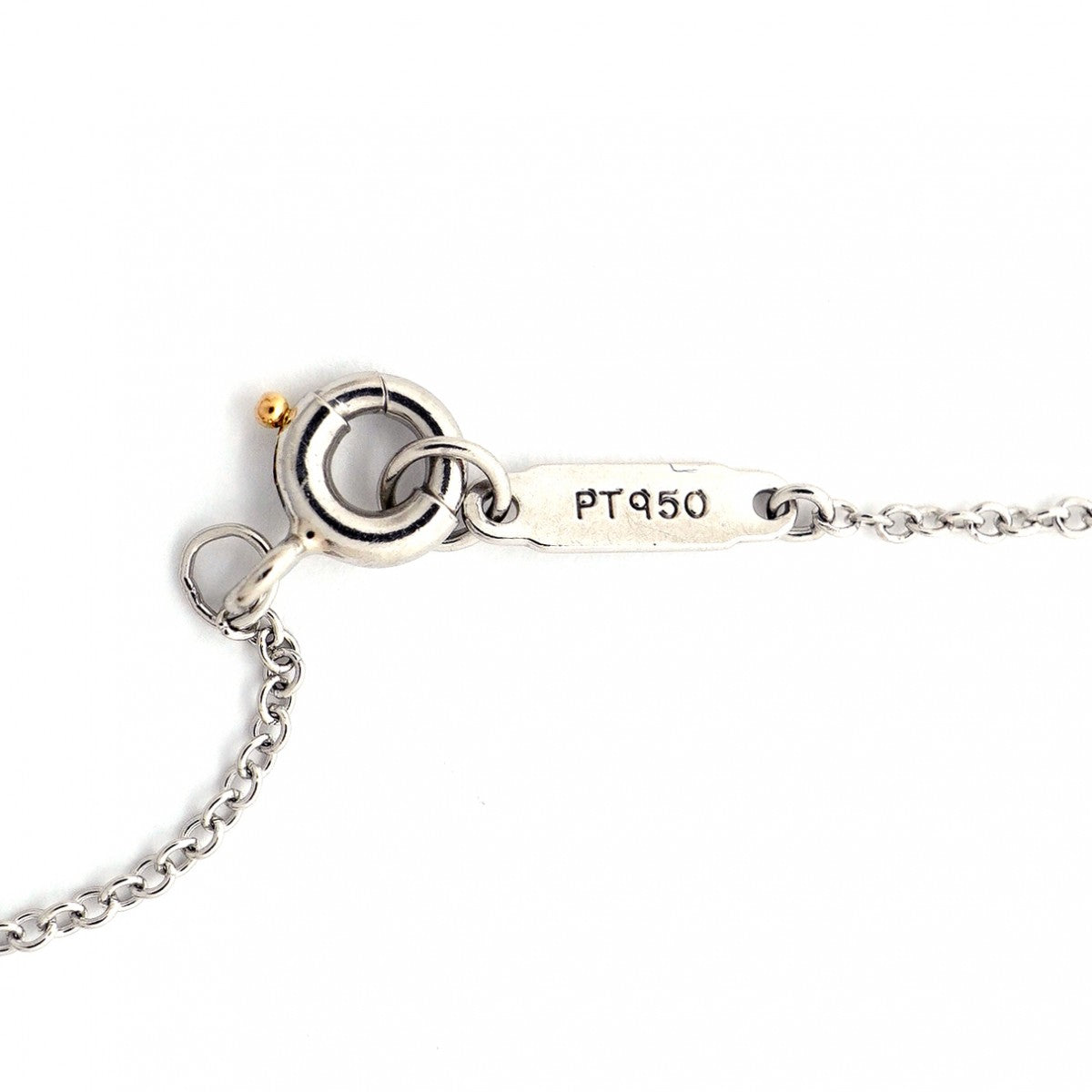 【6jgb0405】ティファニー ネックレス ソリティア 1PD Pt950 プラチナ ダイヤモンド【中古】レディース