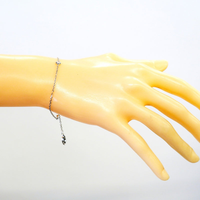 【6jgb0407】カルティエ ブレスレット ダムール SM/1PD K18WG ホワイトゴールド ダイヤモンド【中古】レディース