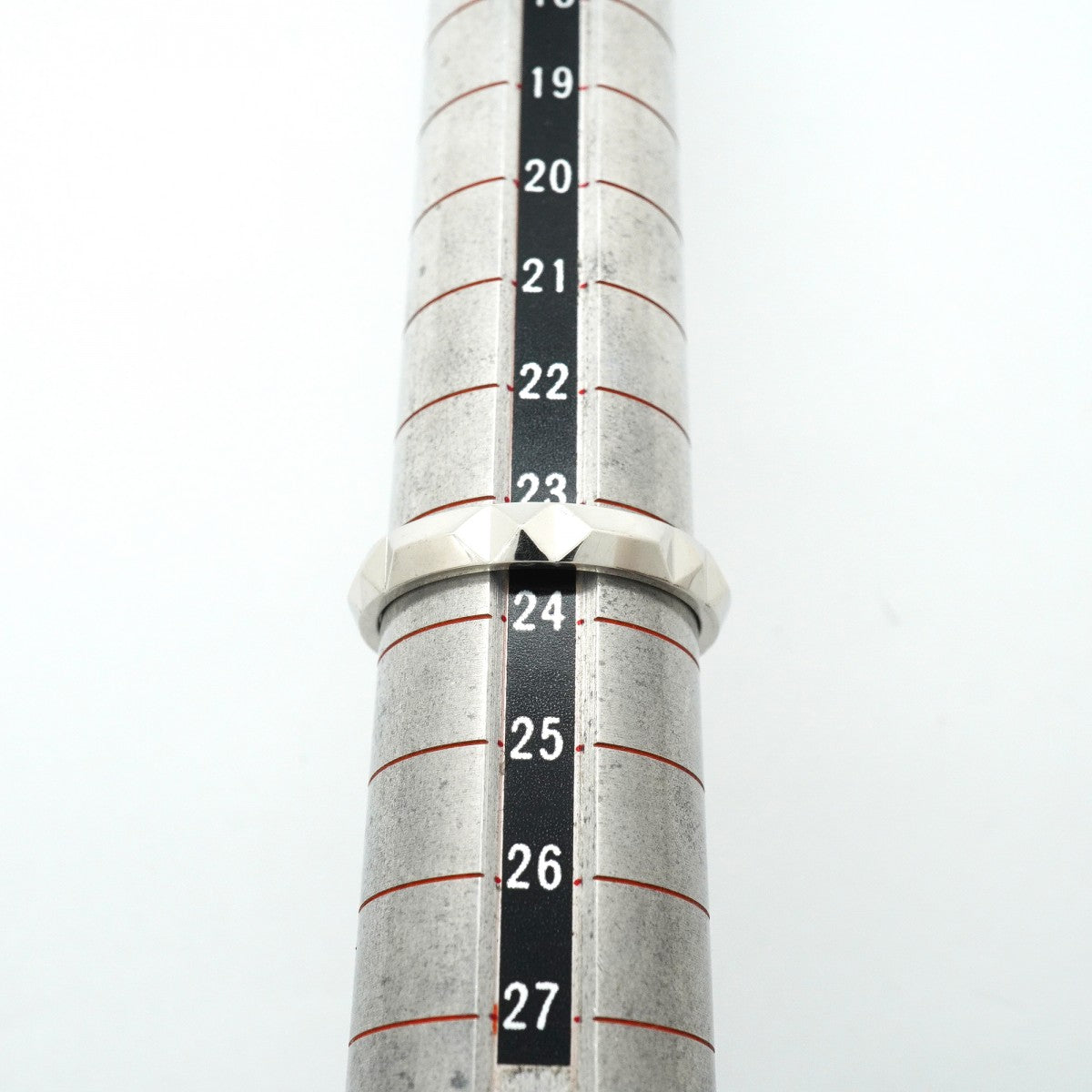 【6jgb0414】ティファニー リング トゥルー K18WG ホワイトゴールド 23.5号【中古】メンズ